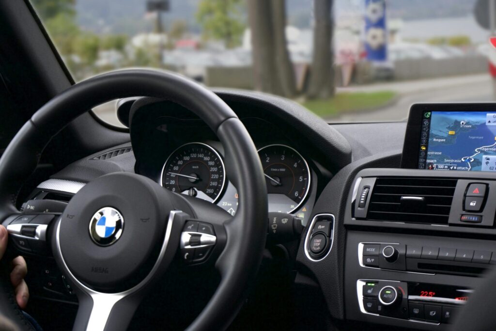 gps in car